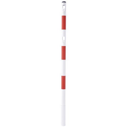 Kovový stĺpik Marta na zasunutie do objímky, 1000 - 1500 mm