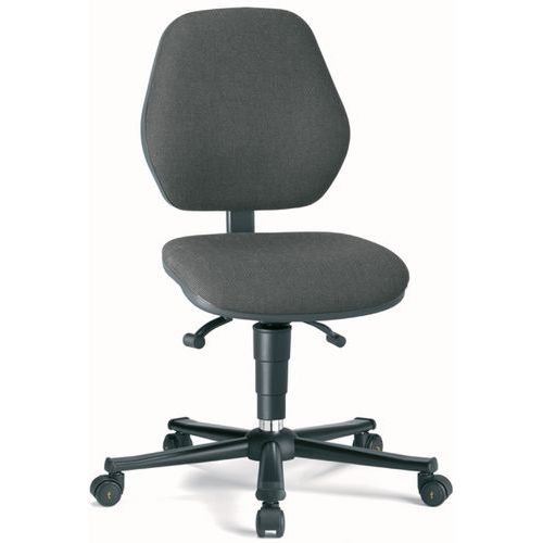Pracovné antistatické ESD stoličky Bimos Basic 9151E, 9155 a 9158EE s klzákmi