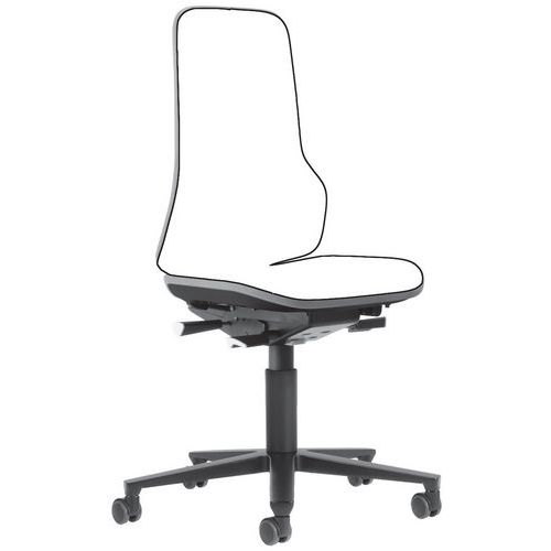Rámy pracovných antistatických ESD stoličiek Neon Bimos 9573E na kolieskach