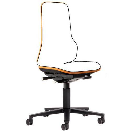 Rámy pracovných antistatických ESD stoličiek Neon Bimos 9573E na kolieskach