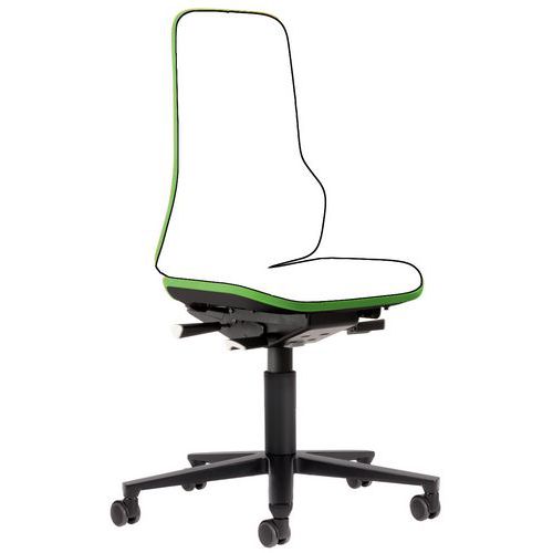 Rámy pracovných antistatických ESD stoličiek Neon Bimos 9573E na kolieskach