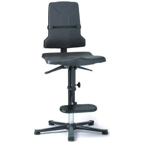 Rámy pre pracovné antistatické ESD stoličky Bimos Sintec 9811E s nožnou opierkou, klzáky