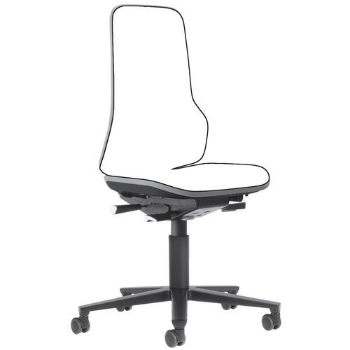 Rámy pracovných antistatických ESD stoličiek Neon Bimos 9573E na kolieskach
