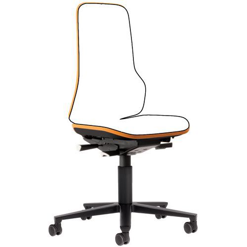 Rámy pracovných antistatických ESD stoličiek Neon Bimos 9573E na kolieskach