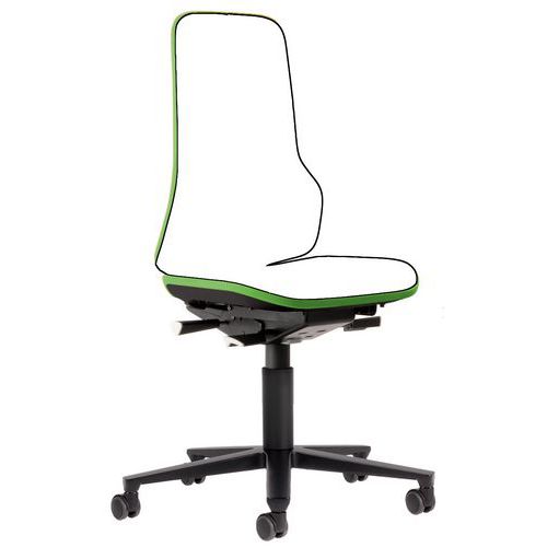 Rámy pracovných antistatických ESD stoličiek Neon Bimos 9573E na kolieskach