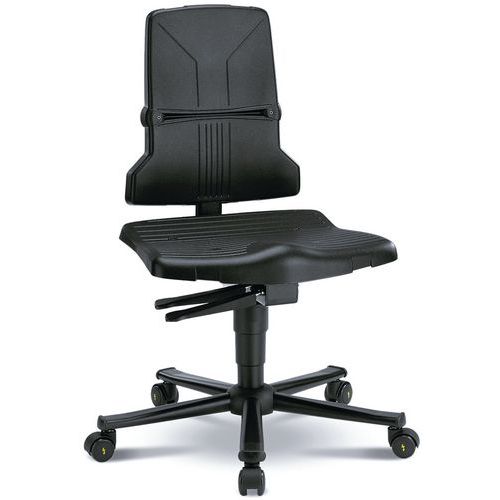 Antistatické ESD pracovné stoličky Bimos Sintec 9803, 9813 až 9823, modrá
