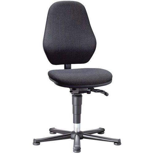 Pracovné laboratórne stoličky Bimos Basic 9130, 9132 a 9135 s klzákmi, bez podnožky
