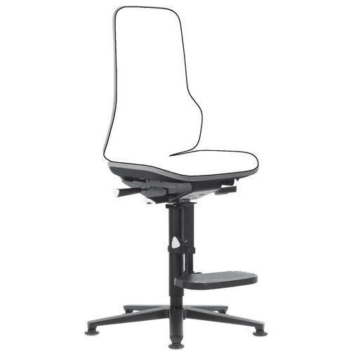 Rámy dielenských stoličiek Neon Bimos 9571, s podnožkou, klzáky
