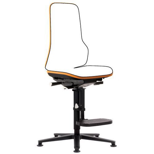 Rámy dielenských stoličiek Neon Bimos 9571, s podnožkou, klzáky