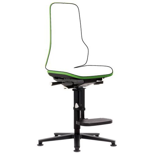 Rámy dielenských stoličiek Neon Bimos 9571, s podnožkou, klzáky