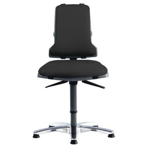 Dielenské stoličky Bimos Sintec 9816, čierna