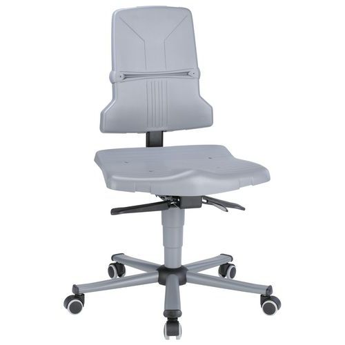 Dielenské stoličky Bimos Sintec 9803, 9813 a 9823 s podnožkou, s kolieskami