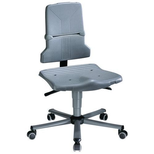 Dielenské stoličky Bimos Sintec 9803, 9813 a 9823 s podnožkou, s kolieskami