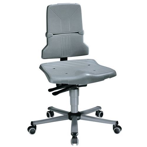 Dielenské stoličky Bimos Sintec 9803, 9813 a 9823 s podnožkou, s kolieskami