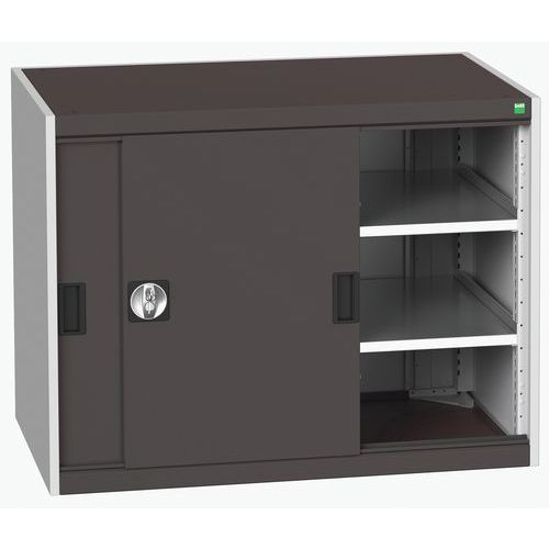 Dielenské skrine s posuvnými dverami Bott Cubio, výška 80 cm