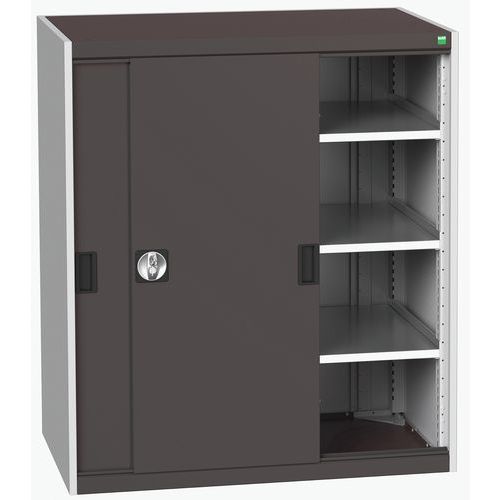 Dielenské skrine s posuvnými dverami Bott Cubio, výška 120 cm