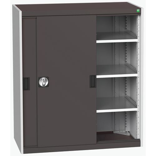 Dielenské skrine s posuvnými dverami Bott Cubio, výška 120 cm