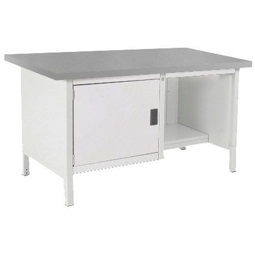 Dielenský stôl Bott Cubio Storage, 84 x 150 x 75 cm, 1 skrinka, polica, linoleum/multiplex