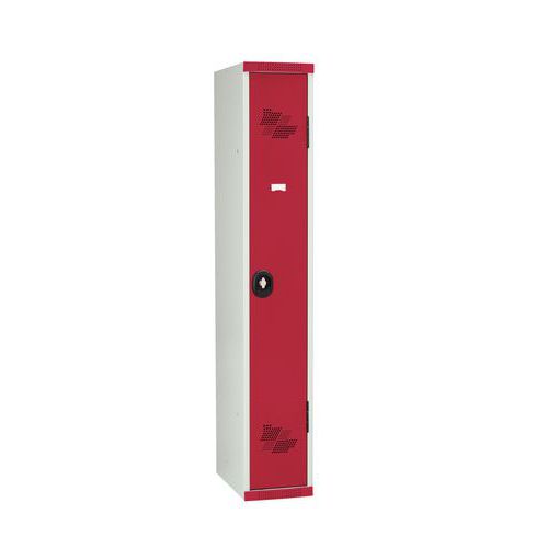 Montované šatníky Acial, 1 oddiel, 300 mm, otočný uzáver Montované šatníky Acial, 1 oddiel, 300 mm, otočný uzáver