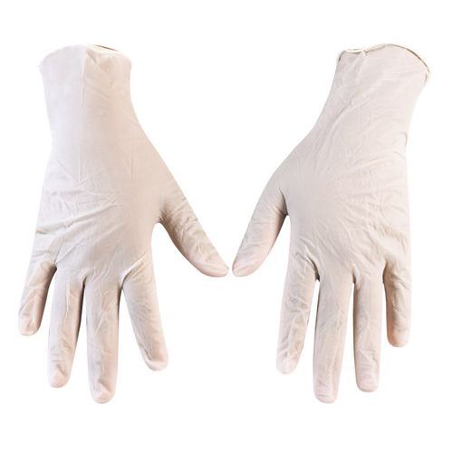 Jednorazové vinylové rukavice Manutan Expert Merlin, biele