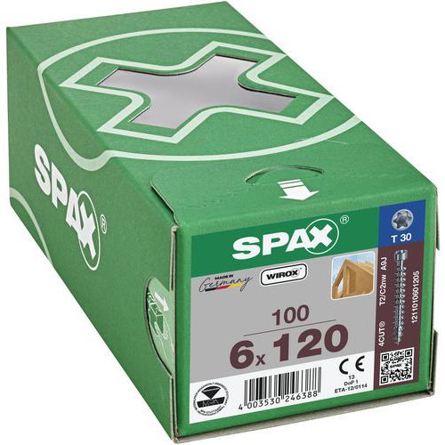 Skrutky do dreva s valcovou hlavou Spax TX ø 6 mm
