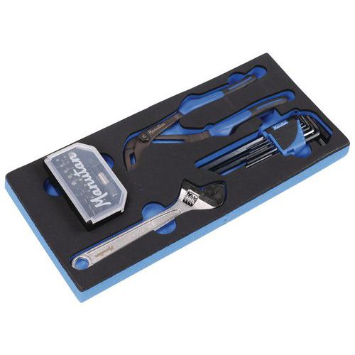 Súprava náradia v penovom module, 4 ks Súprava náradia v penovom module, 4 ks