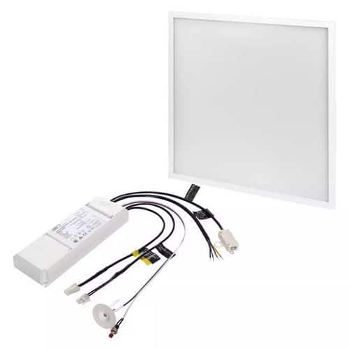 LED panel PROFI 60x60, štvorcový vstavaný biely, 40W neutrálna biela, Emergency