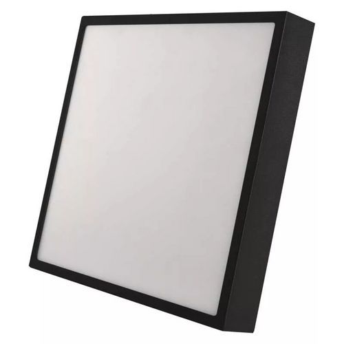 LED prisadené svietidlo NEXXO, štvorcové, čierne, so zmenou CCT
