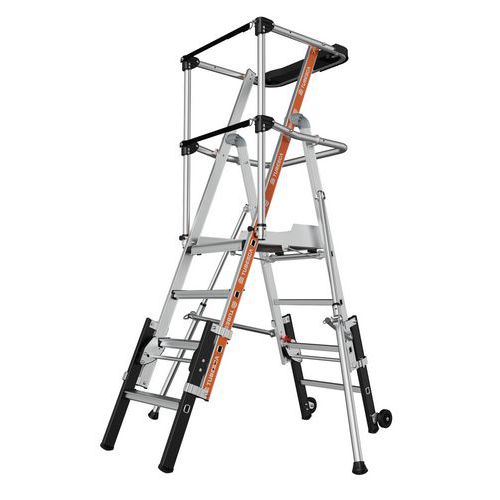 Nastaviteľné hliníkové plošiny Raptorscopic Tubesca-Comabi