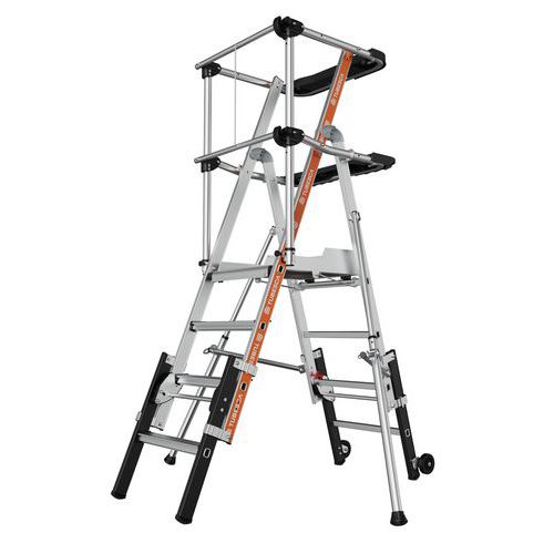 Nastaviteľné hliníkové plošiny Raptorscopic Tubesca-Comabi