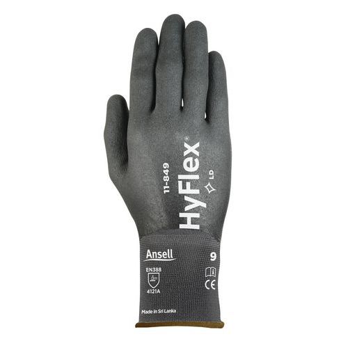 Nylonové rukavice Ansell HyFlex® 11-849 máčané v nitrile Nylonové rukavice Ansell HyFlex® 11-849 máčané v nitrile