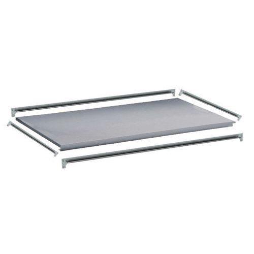 Prídavná oceľová polica, 122 cm, 115 kg, pozink Prídavná oceľová polica, 122 cm, 115 kg, pozink