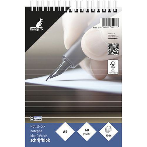 Poznámkové bloky Fastprint - riadkové