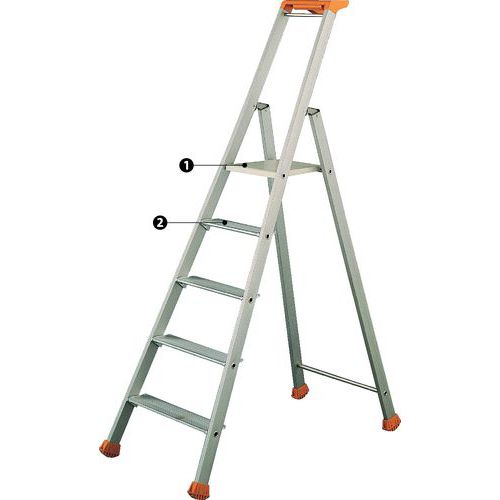 Hliníkové schodíky Pro 300 Tubesca-Comabi