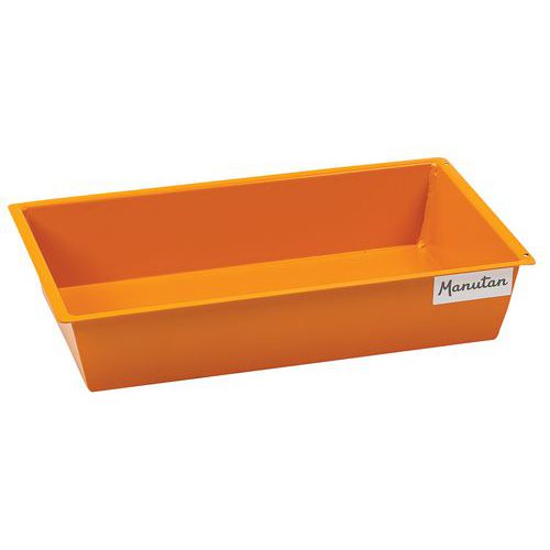 Oceľové záchytné vane Manutan Expert, kapacita 15 - 75 l