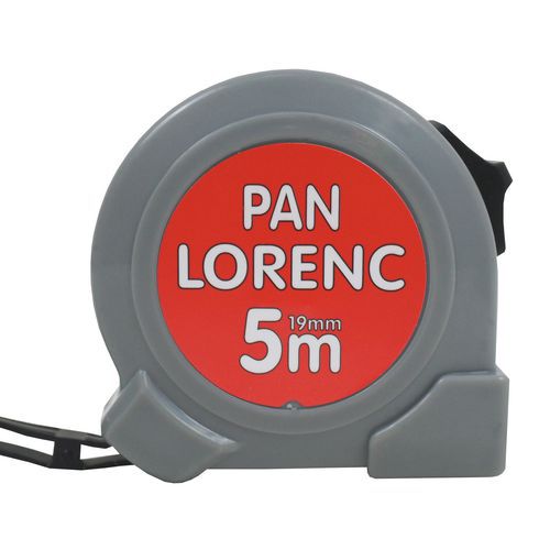 TOPTRADE meter zvinovací, „PAN LORENC“, jednobrzdový, 19 mm x 5 m