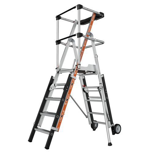 Nastaviteľné hliníkové plošiny Raptorscopic Tubesca-Comabi