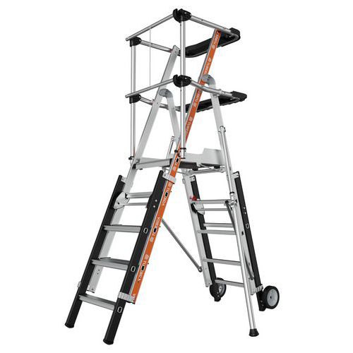 Nastaviteľné hliníkové plošiny Raptorscopic Tubesca-Comabi