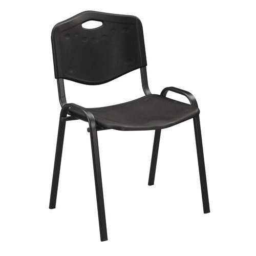 Plastové jedálenské stoličky Manutan Expert ISO