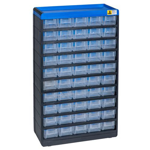 Plastový organizér VarioPlus Pro 53/100, 50 zásuviek