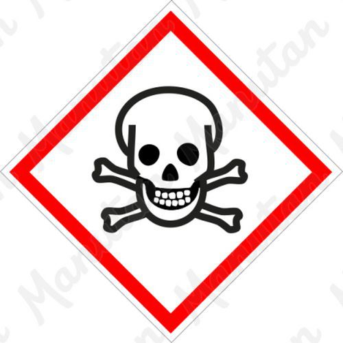 Výstražné GHS tabuľky – Toxické č. 06