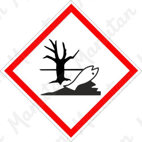 Výstražné GHS tabuľky – Nebezpečné pre životné prostredie č. 09