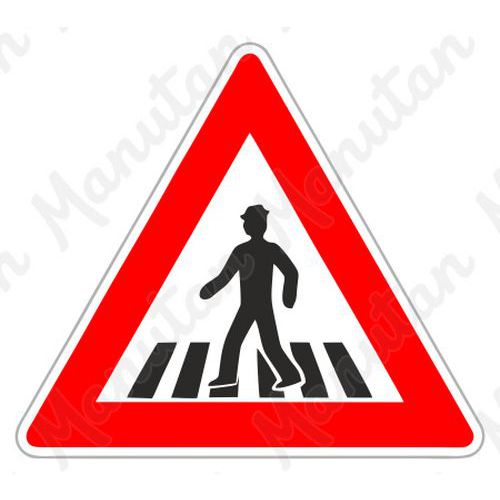 Výstražné tabuľky – Priechod pre chodcov dopravná značka A11