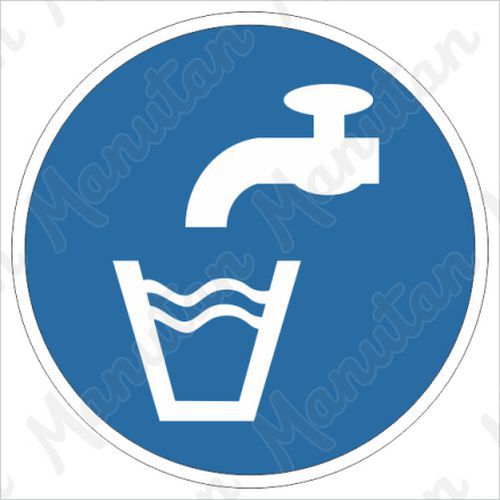 Príkazová tabuľka – Na použitie pitnej vody
