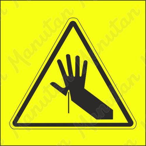 Výstražná tabuľka – Výstraha, nebezpečenstvo prepichnutia ruky