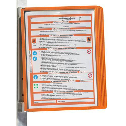 Magnetické nástenné držiaky Vario® pre 5 vreciek A4 - Durable