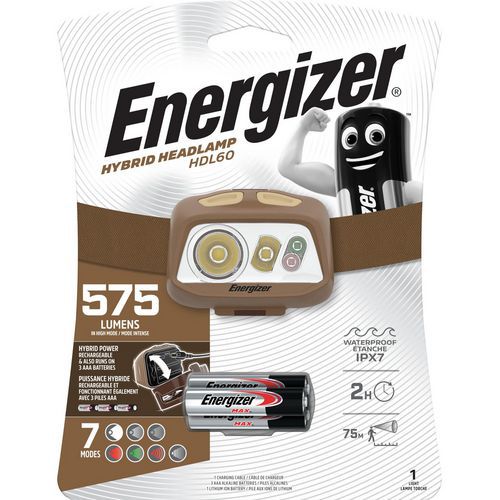 LED nabíjacia čelovka Energizer HDL60, 575 lm