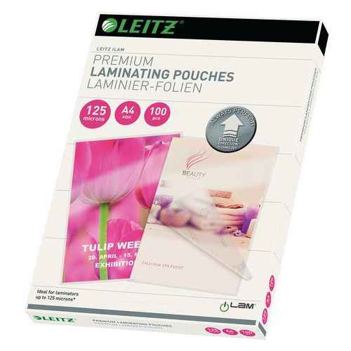 Laminovacie vrecká Leitz UDT A4 125 mic, 100 ks