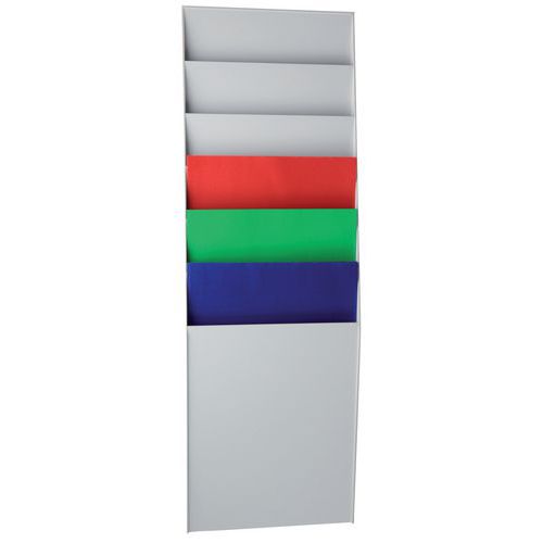 Nástenný zásobník na dokumenty Paperflow, 6 priehradok