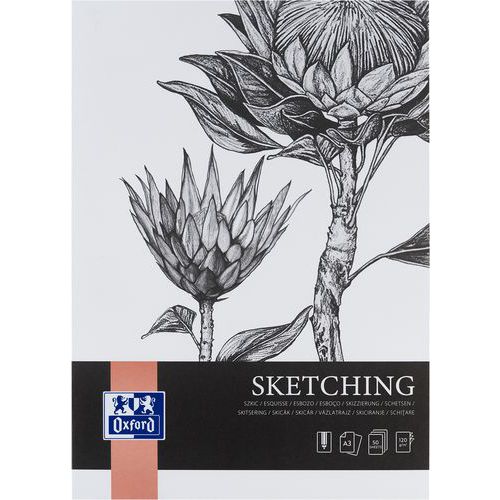 Blok Oxford Sketching A3, 120 g/m²